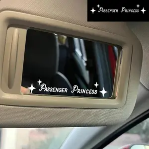 New 2026 Passenger Princess Star Car Mirror Stickers Decoration Rear View Mirror Auto Vehicle Vinyl Decal Sticker Interior Accessories car decoration accessoriess