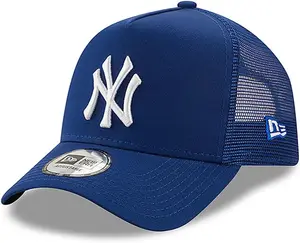 NY Yankees Adjustable Baseball Cap – MLB Snapback Flat Brim Hat with Embroidered Logo, Streetwear Hip Hop Fashion for Men Women, TikTok Trend