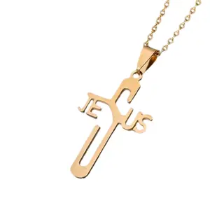 Jesus Cross Chain Necklace for Women, Christian Religious Jewelry new necklace necklace for her jewellery faith pendant high quality jewelry gift
