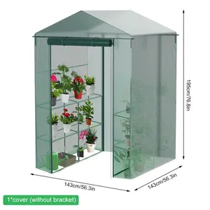 PVC Tarpaulin Garden Plant Shed Keep Warm Grid Rainproof Cloth Balcony Windows Rain Cover Waterproof Awning Wind Proof For Plant