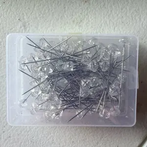 Floral Diamond Head Pins