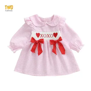 Baby Girl Holiday Outfit Pumpkin Smocked Dress Toddler Girl Halloween Dress Infant Summer Fall Clothes