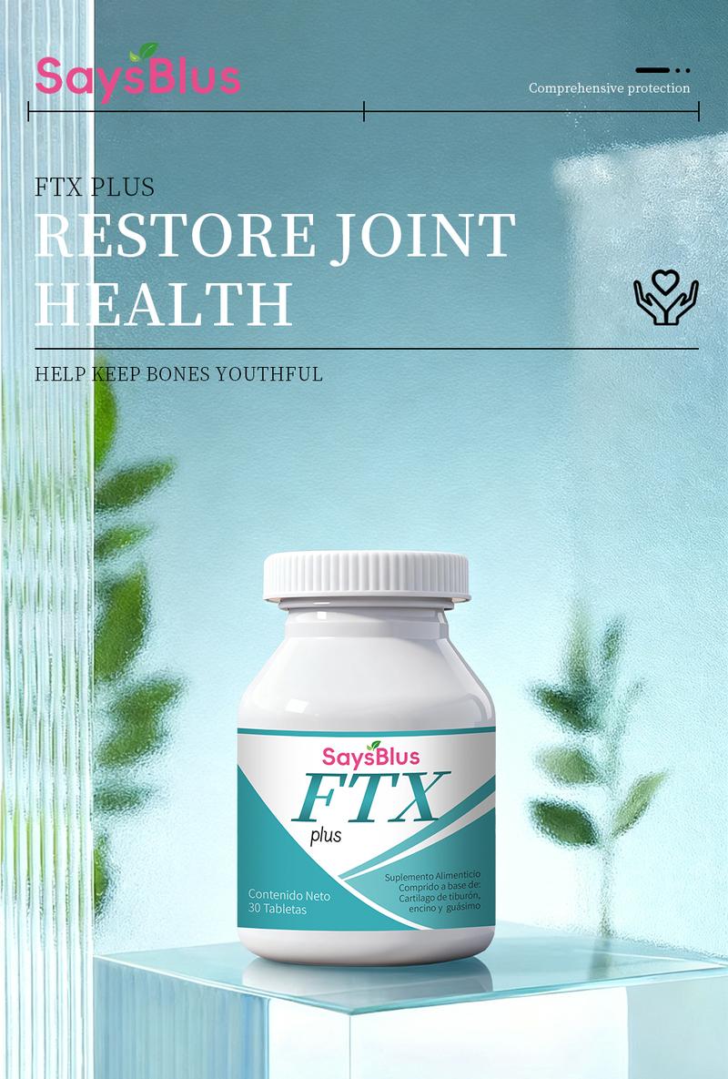 SaysBlus FTX Plus Daily Joint Support Supplement: Scientifically Formulated for Comprehensive Bone & Joint Wellness