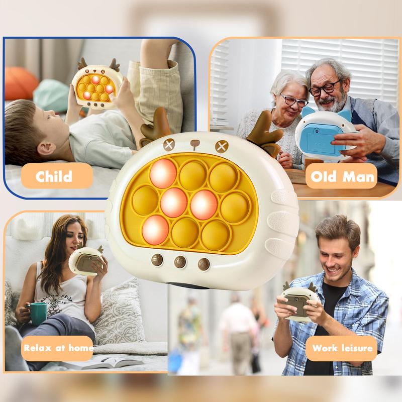 Fast Push Pop Game Toy for Kids – Electronic Puzzle with Lights & Music, Memory Challenge, Multiplayer Mode, Stress Relief Toy for Children