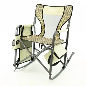 Folding Rocking Chair with Ice Box Cooler | Earth Diamond
