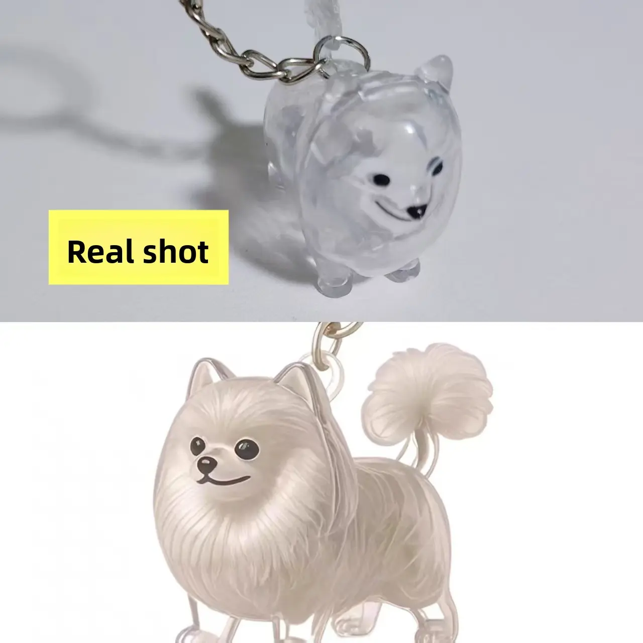 Flower-tailed Pomeranian [comes with keychain]