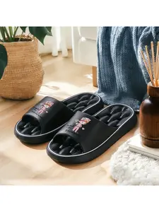 1 pair of G-Dragon printed lightweight home slippers, outdoor slippers, sports slippers, plus-size slippers, casual fashion slippers, beach slippers, hotel slippers, couple's slippers, suitable for home bathrooms