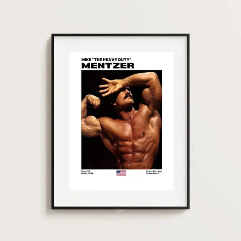 Mike Mentzer Poster (No Frame) Mike Mentzer Poster (No Frame)