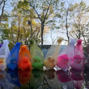 Custom Bling Ducks in Vibrant Colors, themes, and more! Packaged in Translucent Bags Perfect for Gift, or decoration.
