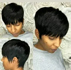 Jmkshair Virgin Hair Wig - Pixie Cut - Ashanti