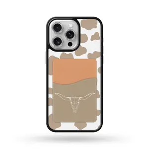 Sand bull western wallet phone case