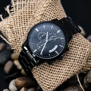 Personalized Watch Personalized Gifts Gifts for Dad Father's Day Gifts Gifts for Grandpa Anniversary Gifts Chronograph Watch Engraved