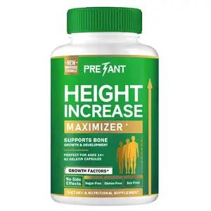PRETANT-Growth Capsules to Grow Taller - Height Increase Maximizer with Calcium for Bone Strength -Natural Get Taller Supplement