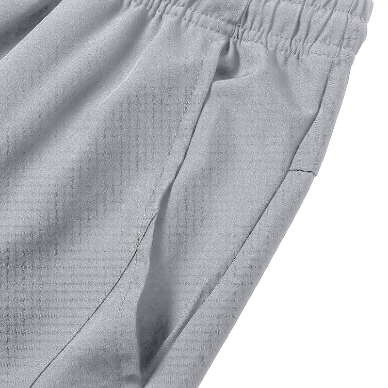 Pack of 4 Men's Lightweight Casual Pants - Quick Dry Stretch Waistband - Solid Color Straight Leg Trousers - Outdoor & Everyday Wear - Minimalist Style - Breathable Fabric - Suitable for Active Lifestyles