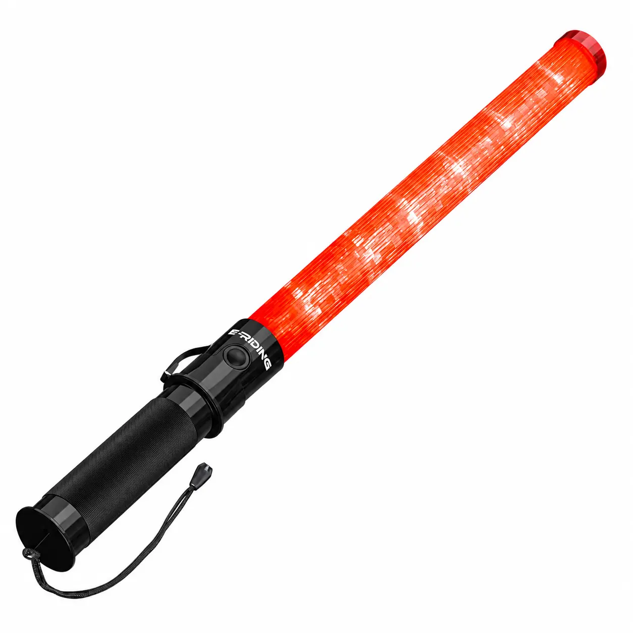 E-riding 21 inch Traffic Wand Safety Light Wands | High Visibility, Durable, Portable | Traffic Control Wand with 3 Flashing Modes for Parking, Aircraft, Night Traffic Directing