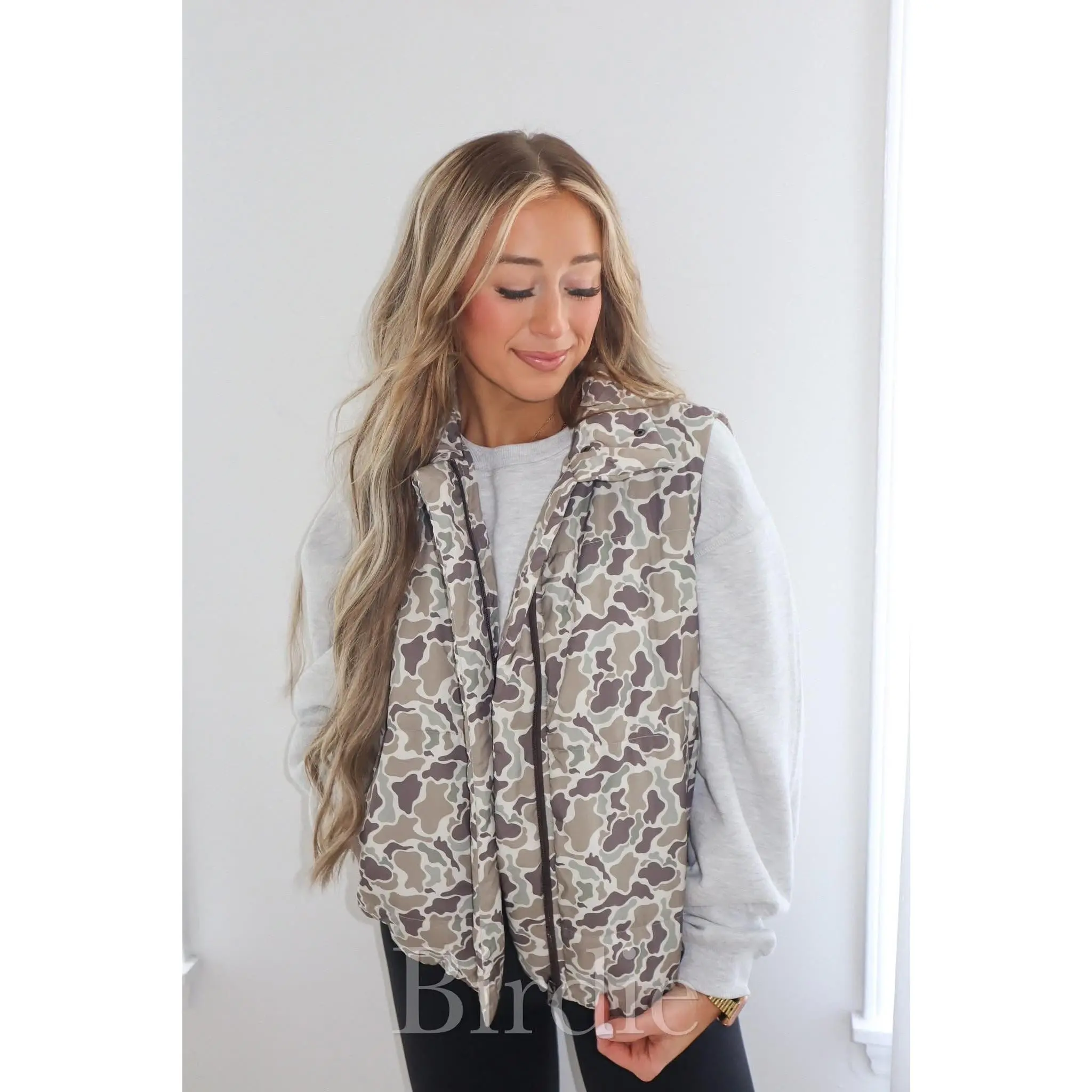 Duck Camo Puffer Vest