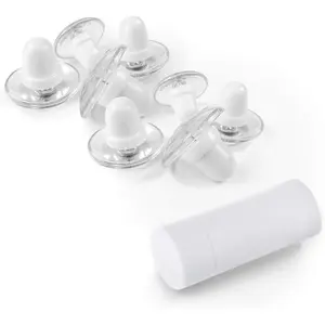 Clear  Duvet Clips with  Key for Easy Removal. Pack of 8 Comforter Fasteners That are Safe Locking, Bedding  Holds up to 10lbs, Clamps Keeps Comforter from Shifting