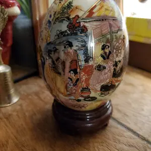 Hand painted Ceramic egg