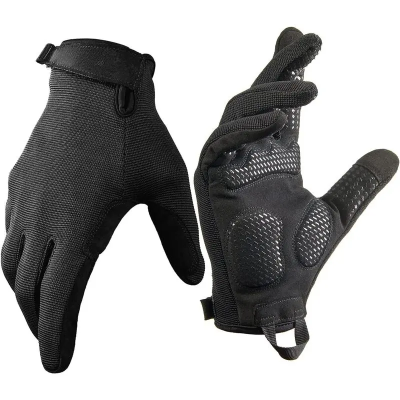 Full-Finger Workout Gloves for Men, [Excellent Grip] [Palm Protection] Padded Weightlifting Gloves Lightweight Gym Gloves Durable Training Gloves for Exercise Fitness turtle  knee  pads pink  knee  pad motorcycle  gloves