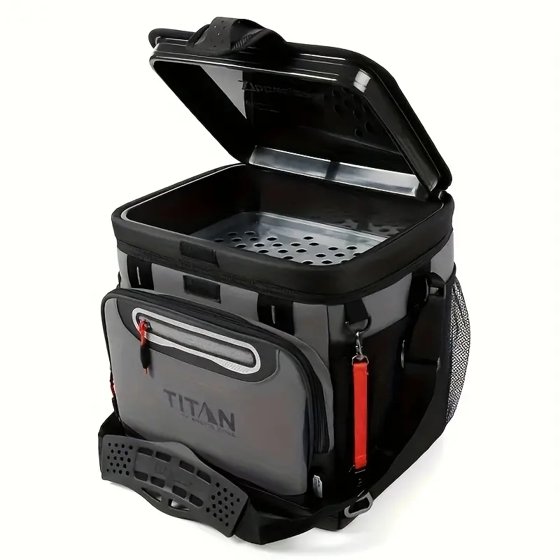 16qt Large Capacity Deep Freeze Cooler - Durable Hardbody, Zipperless Design, Convenient Access for Outdoor Events and Activities