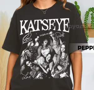 Retro 90's Comfort Colors Katseye Shirt, Vintage Katseye Music, Katseye Gnarly Fan Graphic T-Shirt