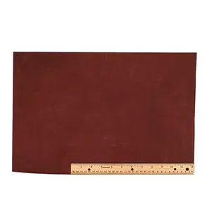 ELW Suede Lace Leather 2-4 oz. (1.4-2mm) Medium Brown Cowhide 12" X 18" Piece