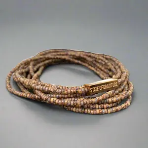 Pebble Gratitude Bracelet Wrap