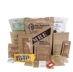 (1 Meal (Random), 1, Count) Wornick MRE Meals Ready to Eat, Emergency Food Supply, Survival Camping Outdoor 12 Pack Inspection 2025, 2026 or Better