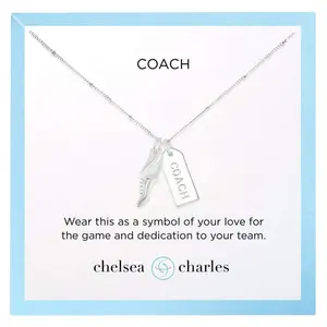 CC Sport Running Coach Charm Necklace