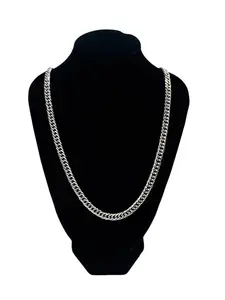Rhodium Plated Necklace with Protective Rhodium Plating for Jewelry and Decorative Items Enhances Appearance and Protection