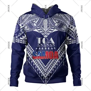 2026 Samoa Hoodie Men Women Polynesian Pattern Print Long Sleeve Hooded Coat Ethnic Style Spring Fashion Trend Harajuku Sweatshirt Tops Pullover