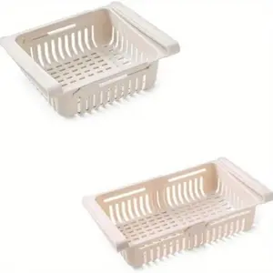 Fridge Organizer Storage Box Refrigerator Drawer Plastic Storage Container Shelf Fruit Egg Food Storage Box Kitchen Accessories