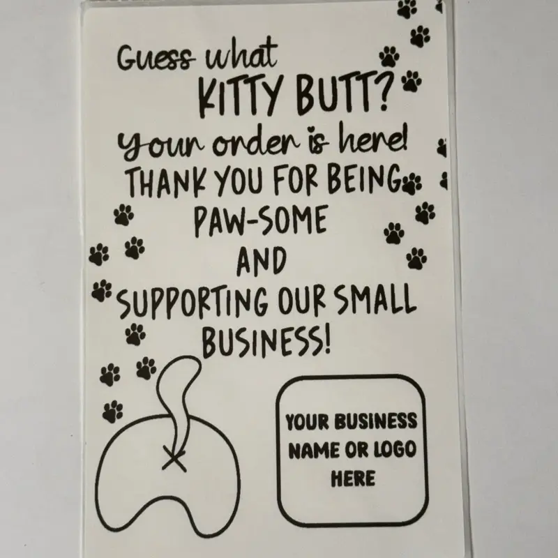 4"x6" Customizable Thermal Labels for Packaging - Personalized Business Name or Logo Design - Ideal for Small Businesses