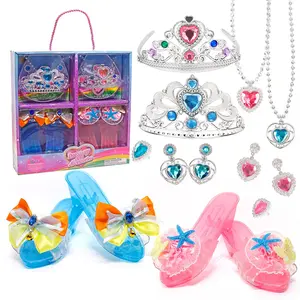 Role Play Toy Set, Princess Shoes and Jewelry Set, Perfect Birthday Gift, Two Colors, Free Combination, Model Xinghao Sp02-9