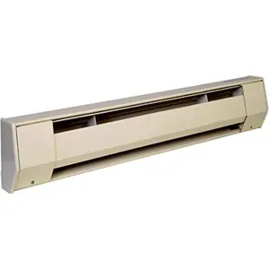 212 MAIN K Series Electric Baseboard Heater, King Electric 5K2412A Model, 5 ft, 1250-938W, 240-208V, Almond, Household Heating System, 5Ft Size