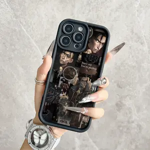 Arcane Character Collage Pattern Printed Case for iPhone 17 Pro Max 16 15 14 13 12 11 XR XS Soft TPU Shockproof Protection Steampunk Aesthetic Back Cover Gift