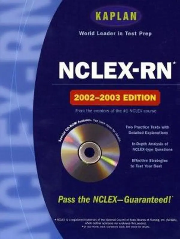 USED-Kaplan NCLEX-RN with CD-ROM, 2002-2003 by Kaplan (Paperback)