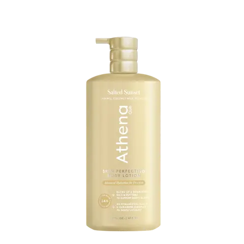 Salted Sunset - Athena Club Skin Perfecting Body Lotion | 24-Hour Hydration | Fast-Absorbing | Strengthens Skin | Dermatologist Tested
