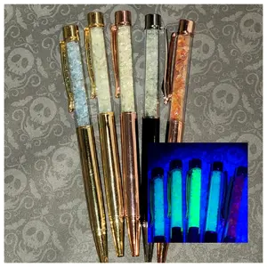 The Original Uranium Glass Chip Filled Pen Color Choice of Colors
