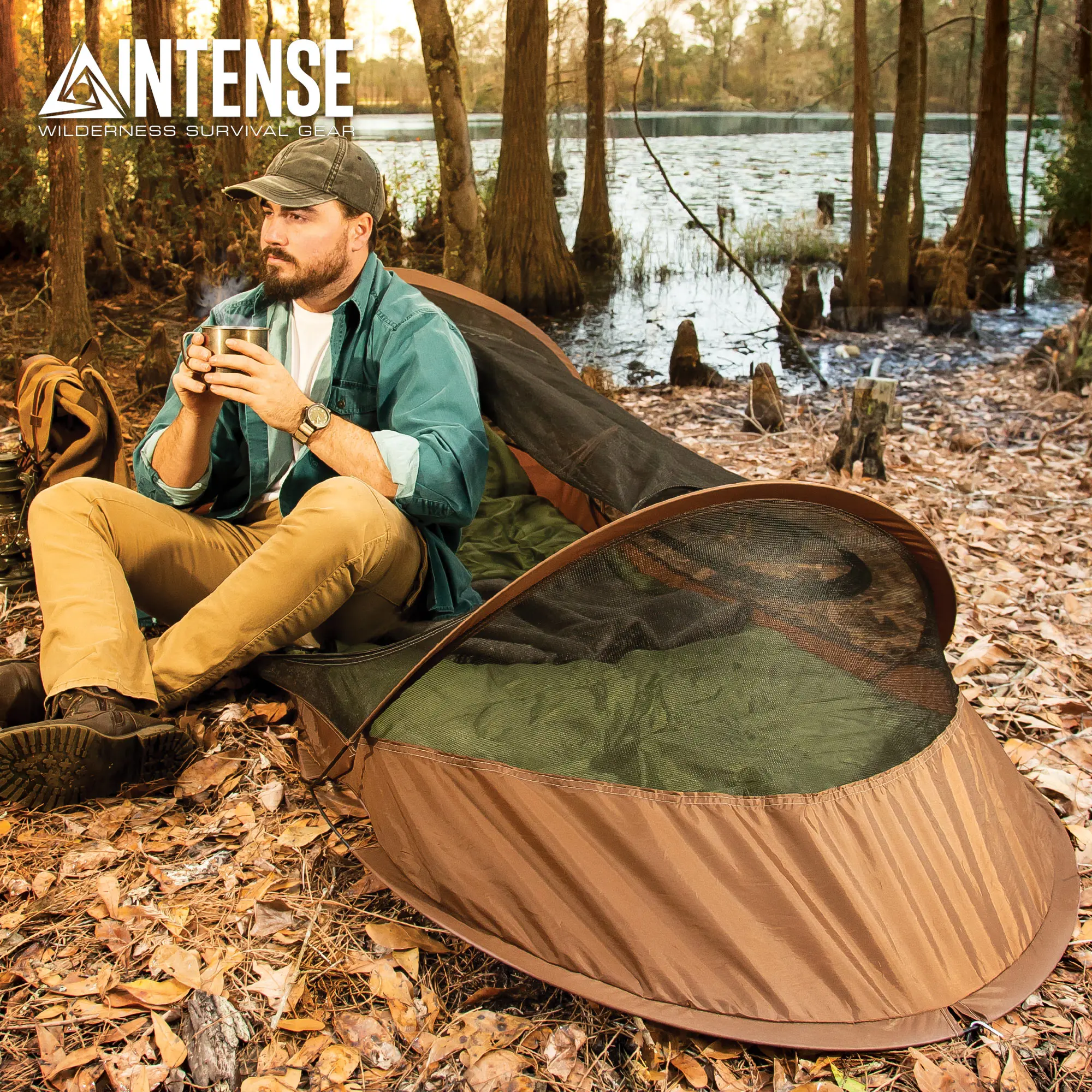 Intense Pop-Up Bivy Tent with Backpack Intense Pop-Up Bivy Tent with Backpack