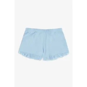 Super Stretch Soft Denim Ruffle Short