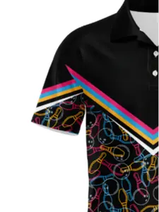 Men's Polo Shirt, Bowling Clothing, Comfortable Breathable Multi-Functional Casual Wear, Stylish & Versatile Design