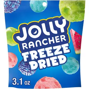 JOLLY RANCHER Freeze Dried Original Fruit Flavored Candy Bag, 3.1 oz Snack Bonbon