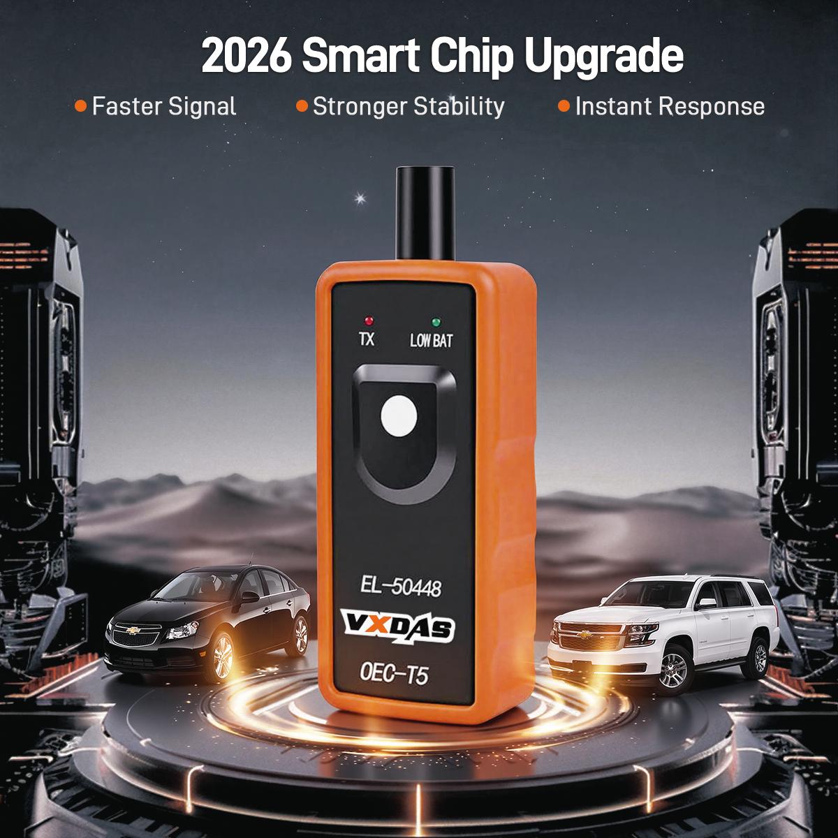 [For  GM]VXDAS EL-50448 TPMS Reset Tool for GM Trucks & Cars | Professional Tire Sensor Relearn for Chevy, GMC, Buick, Cadillac 2006-2026 | Quick Activation for 315/433 MHz OEM Sensors