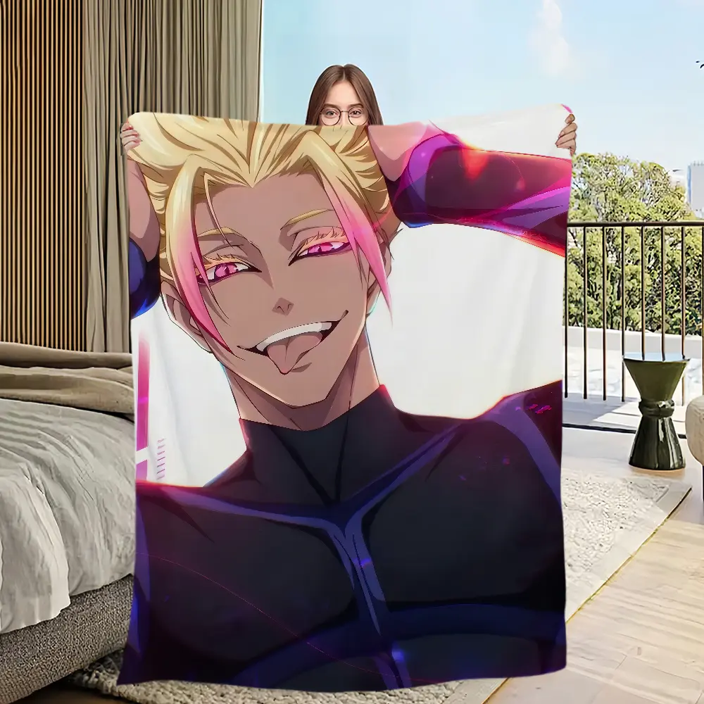 Shidou Ryuusei Blanket Super soft flannel blanket, an ideal gift for children Suitable For Use on Sofas, Beds, or For Travel, Gentle on The Skin, an Excellent Gift Multi-Purpose Holiday Blanket