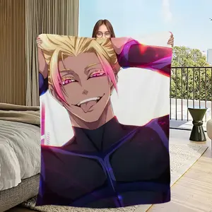 Shidou Ryuusei Blanket Super soft flannel blanket, an ideal gift for children Suitable For Use on Sofas, Beds, or For Travel, Gentle on The Skin, an Excellent Gift Multi-Purpose Holiday Blanket