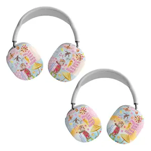 Cute Summer Monkey AirPods Max Case, Christian Faith Aesthetic Headphone Protector, Tropical Summer Beach Protective Ear Cup Shells, Curious Georgee Case, Y2K Preppy Accessories for Girls, Christian Religious Quote Gift