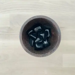 Polished Black Obsidian Crystal for Protection and Healing