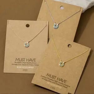 Must Have Horseshoe Necklace Vintage Chic Classic Unique Design Handmade in Korea