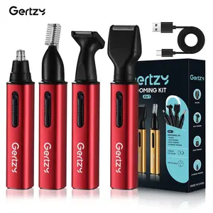 4 in 1 Electric Nose Hair Trimmer Kit, Nose Hair Shaver, Professional Facial Hair Trimmer for Women & Men, Cordless Trimmer